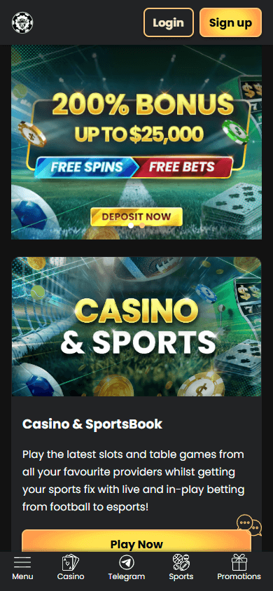 WSMCasino Mobile screenshot